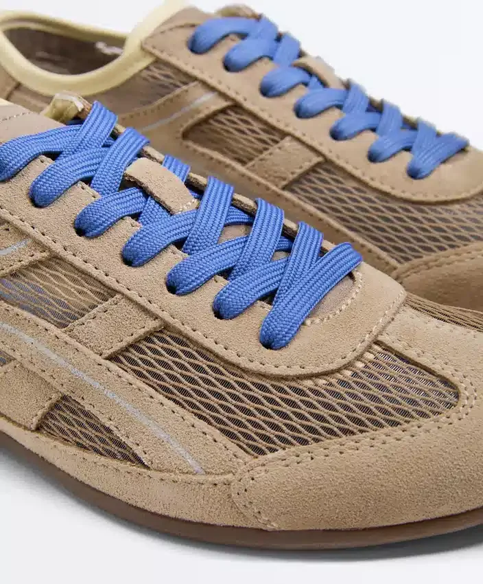 Split-Suede and Mesh Trainers Split-Suede and Mesh Trainers