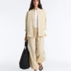Stand-Up Collar Modal Blend Striped Shirt Stand-Up Collar Modal Blend Striped Shirt