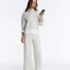 Straight Fit Knit Trousers Straight Fit Knit Trousers