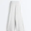 Straight Fit Knit Trousers Straight Fit Knit Trousers