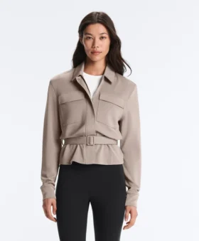 Straight Jacket with Belt and Soft-Touch Modal