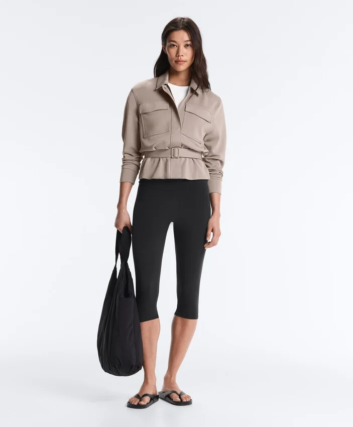 Straight Jacket with Belt and Soft-Touch Modal Straight Jacket with Belt and Soft-Touch Modal