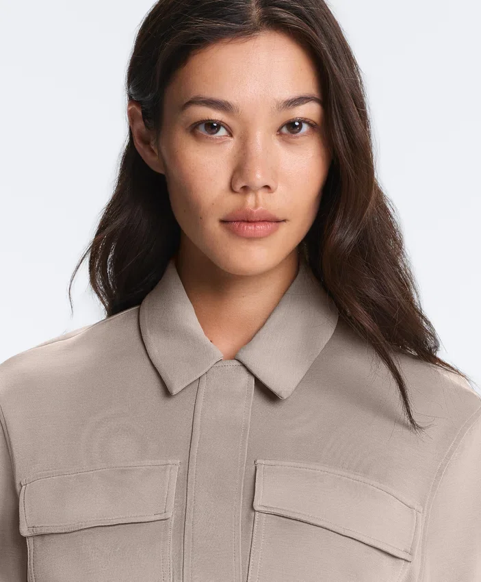 Straight Jacket with Belt and Soft-Touch Modal Straight Jacket with Belt and Soft-Touch Modal