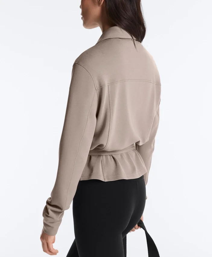Straight Jacket with Belt and Soft-Touch Modal Straight Jacket with Belt and Soft-Touch Modal