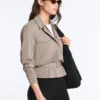 Straight Jacket with Belt and Soft-Touch Modal Straight Jacket with Belt and Soft-Touch Modal