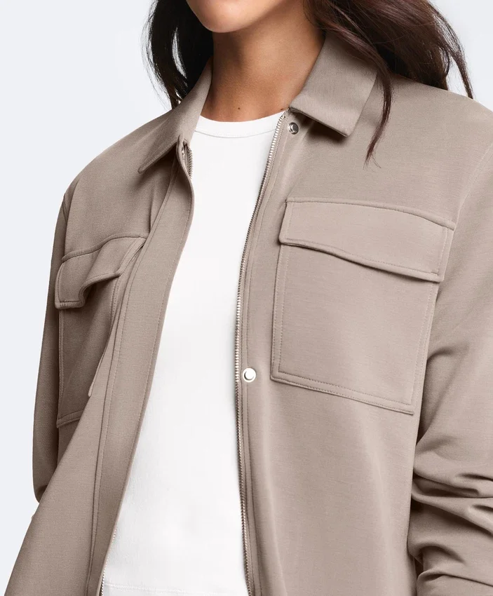 Straight Jacket with Belt and Soft-Touch Modal Straight Jacket with Belt and Soft-Touch Modal