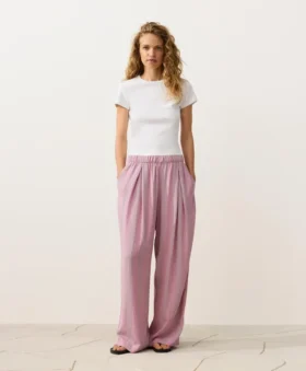 Straight-Leg Striped Trousers
