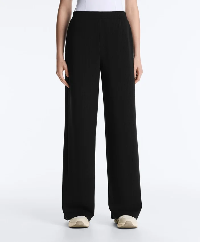 Straight-Leg Striped Trousers with Soft-Touch Modal Straight-Leg Striped Trousers with Soft-Touch Modal