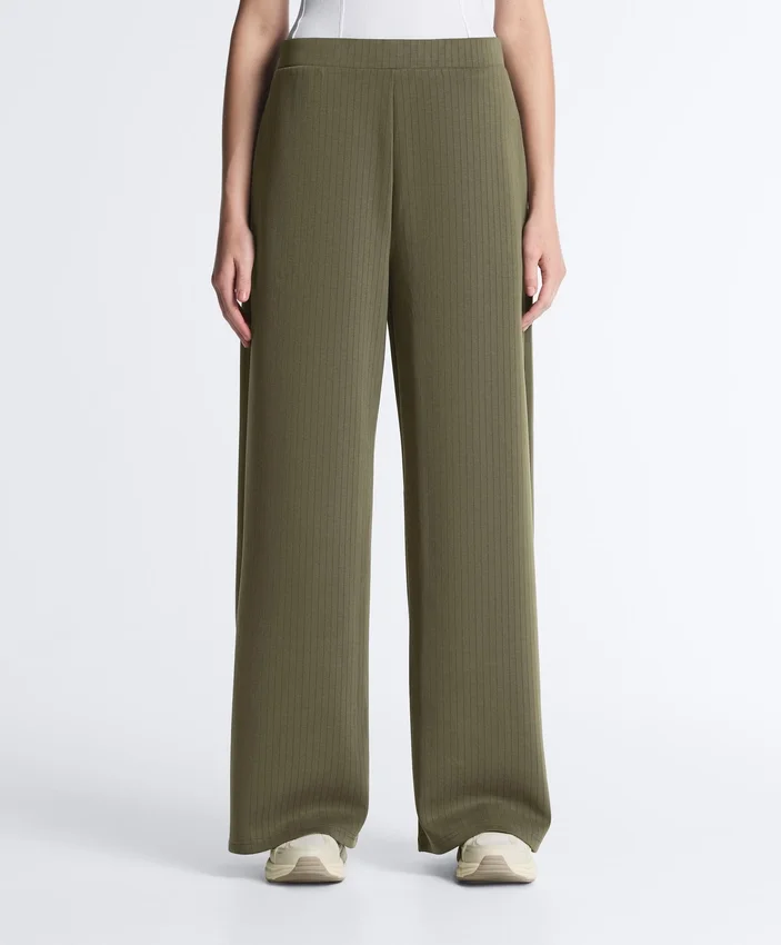 Straight-Leg Striped Trousers with Soft-Touch Modal Straight-Leg Striped Trousers with Soft-Touch Modal