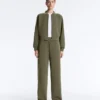 Straight-Leg Striped Trousers with Soft-Touch Modal Straight-Leg Striped Trousers with Soft-Touch Modal