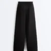 Straight-Leg Striped Trousers with Soft-Touch Modal Straight-Leg Striped Trousers with Soft-Touch Modal