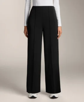 Straight-Leg Trousers with Modal and Crease Straight-Leg Trousers with Modal and Crease