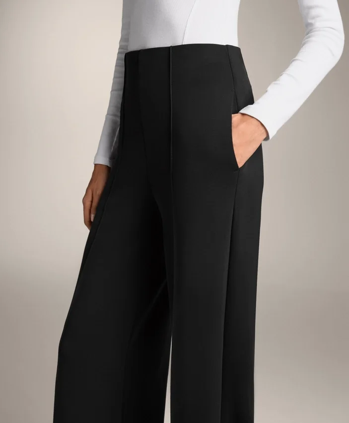 Straight-Leg Trousers with Modal and Crease Straight-Leg Trousers with Modal and Crease