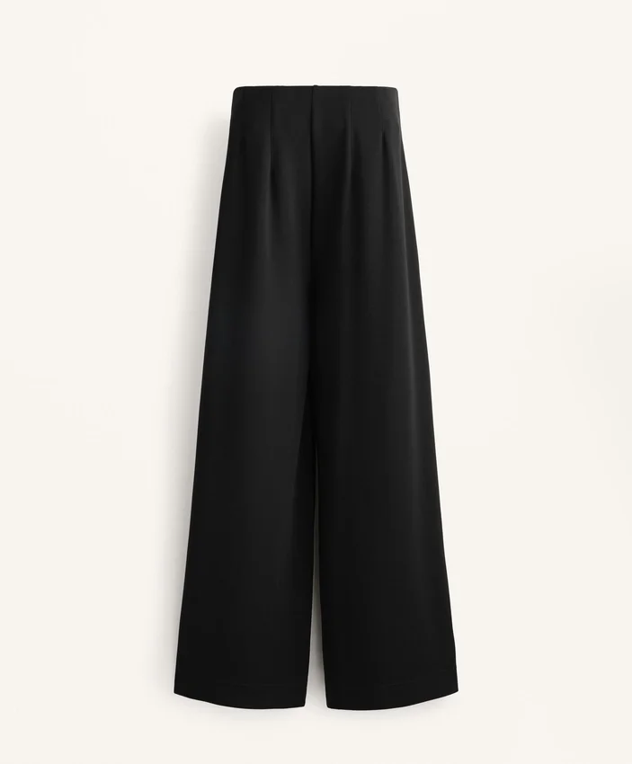 Straight-Leg Trousers with Modal and Crease Straight-Leg Trousers with Modal and Crease