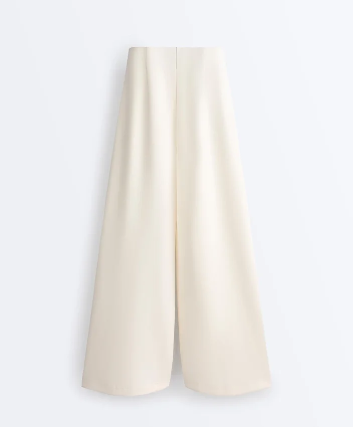 Straight-Leg Trousers with Soft-Touch Modal and Piping Straight-Leg Trousers with Soft-Touch Modal and Piping