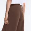 Straight-Leg Trousers with Soft-Touch Modal and Piping Straight-Leg Trousers with Soft-Touch Modal and Piping