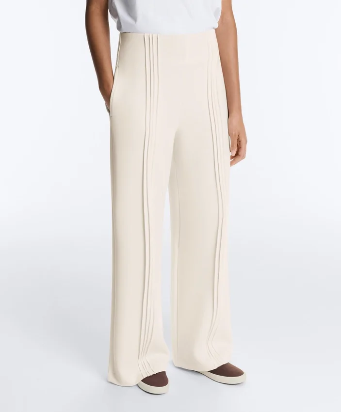 Straight-Leg Trousers with Soft-Touch Modal and Piping Straight-Leg Trousers with Soft-Touch Modal and Piping