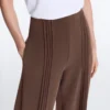 Straight-Leg Trousers with Soft-Touch Modal and Piping Straight-Leg Trousers with Soft-Touch Modal and Piping