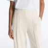 Straight-Leg Trousers with Soft-Touch Modal and Piping Straight-Leg Trousers with Soft-Touch Modal and Piping