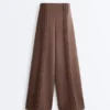 Straight-Leg Trousers with Soft-Touch Modal and Piping Straight-Leg Trousers with Soft-Touch Modal and Piping