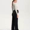 Straight-Leg Warm Maternity Trousers Straight-Leg Warm Maternity Trousers