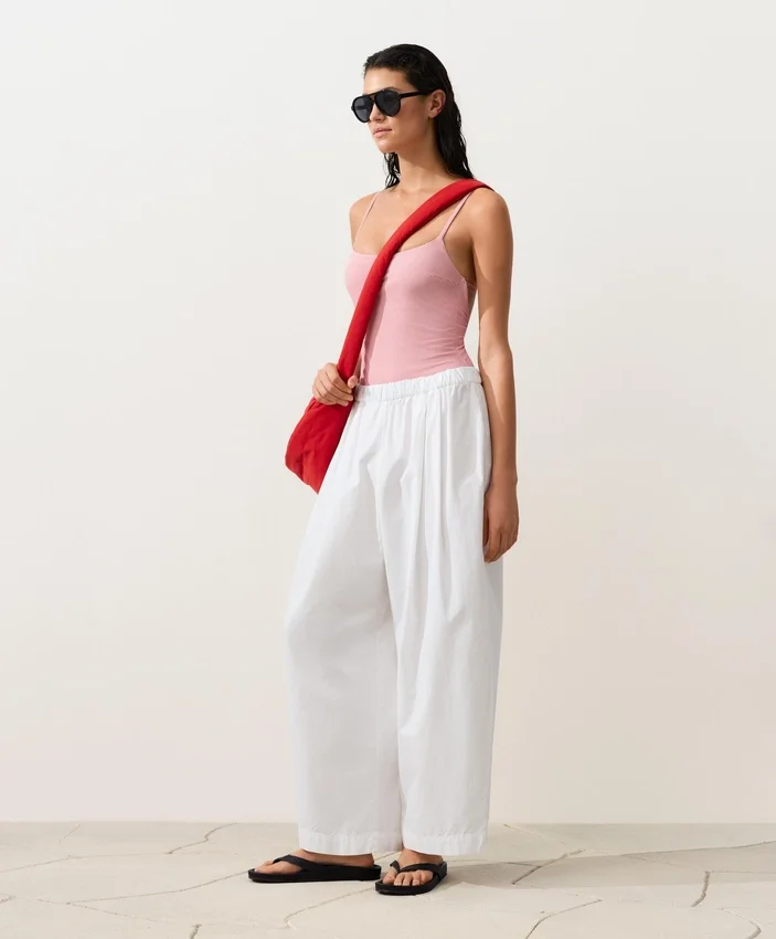 Stripe Round Neck Swimsuit Stripe Round Neck Swimsuit