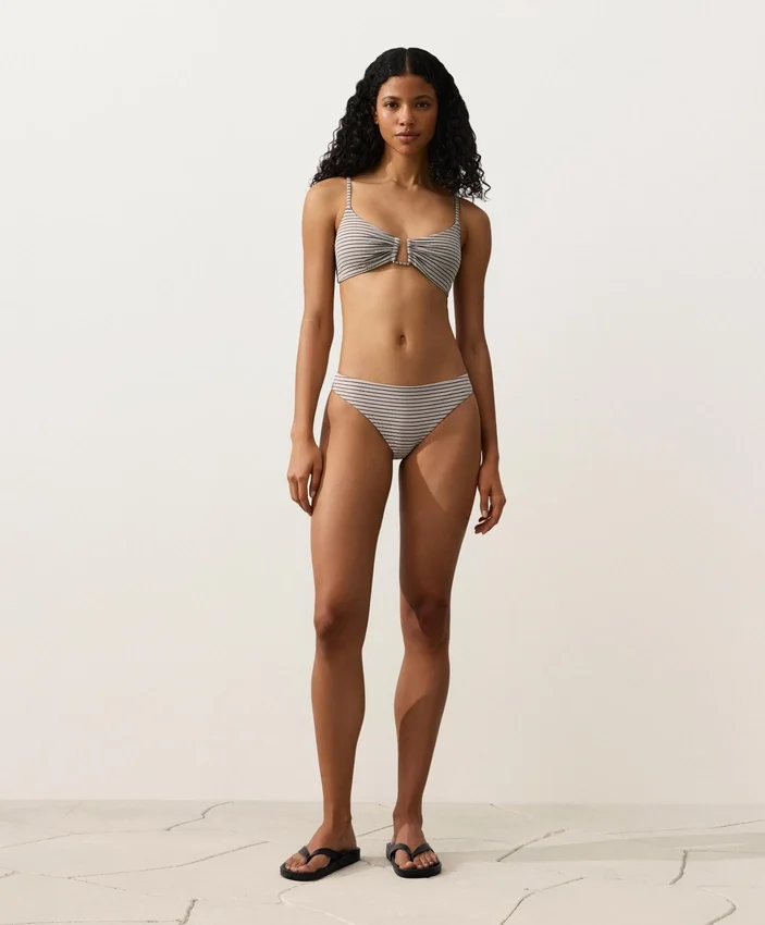 Stripe Triangle Bikini Top Stripe Triangle Bikini Top