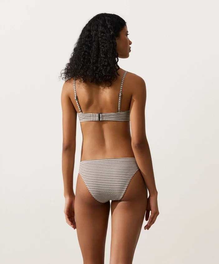 Stripe Triangle Bikini Top Stripe Triangle Bikini Top
