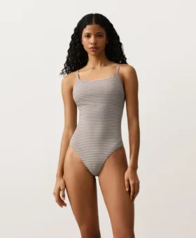 Stripe Triangle Swimsuit