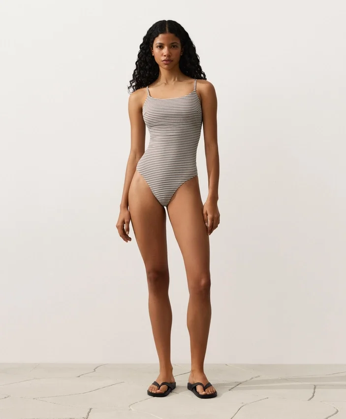 Stripe Triangle Swimsuit Stripe Triangle Swimsuit