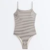 Stripe Triangle Swimsuit Stripe Triangle Swimsuit