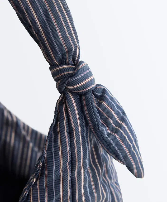 Striped Bag with Knot Striped Bag with Knot
