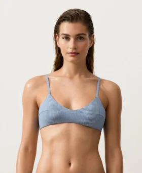 Striped Bikini Top