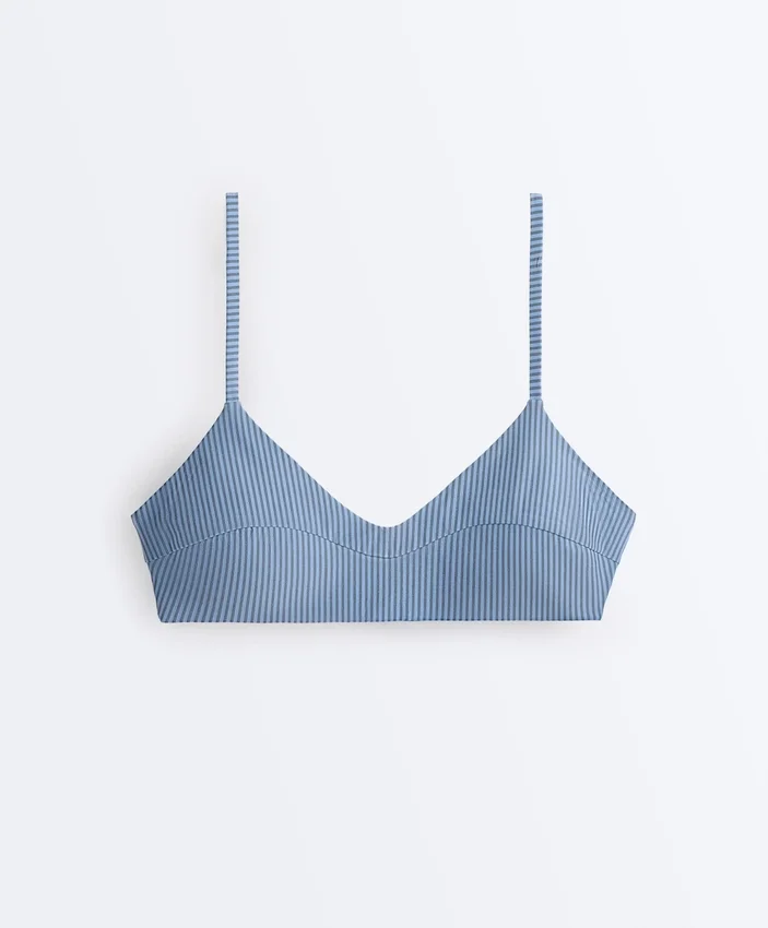 Striped Bikini Top Striped Bikini Top