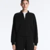 Striped Bomber Jacket with Soft-Touch Modal Striped Bomber Jacket with Soft-Touch Modal