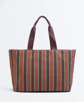 Striped Canvas Tote Bag Striped Canvas Tote Bag