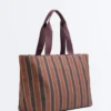 Striped Canvas Tote Bag Striped Canvas Tote Bag