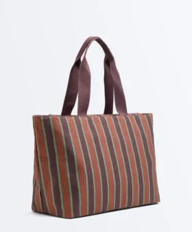 Striped Canvas Tote Bag Striped Canvas Tote Bag