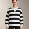 Striped Cotton Piqué Polo Shirt Striped Cotton Piqué Polo Shirt