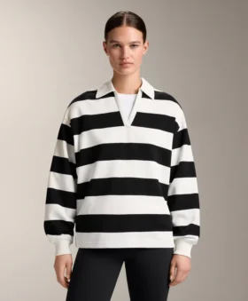 Striped Cotton Piqué Polo Shirt