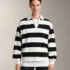 Striped Cotton Piqué Polo Shirt Striped Cotton Piqué Polo Shirt