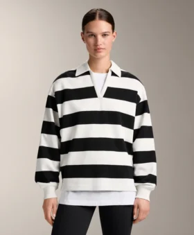 Striped Cotton Piqué Polo Shirt