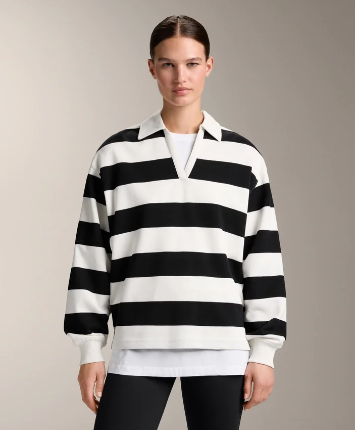 Striped Cotton Piqué Polo Shirt Striped Cotton Piqué Polo Shirt
