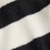 Striped Faux-Shearling Bomber Jacket Striped Faux-Shearling Bomber Jacket