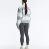 Striped Faux-Shearling Bomber Jacket Striped Faux-Shearling Bomber Jacket
