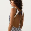 Striped Halter Swimsuit Striped Halter Swimsuit