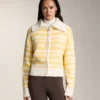 Striped Jacquard Knit Jacket