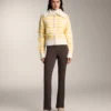 Striped Jacquard Knit Jacket