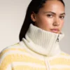 Striped Jacquard Knit Jacket