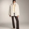 Striped Jacquard Knit Jacket